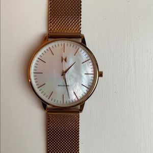 MVMT Rose Gold Boulevard Watch